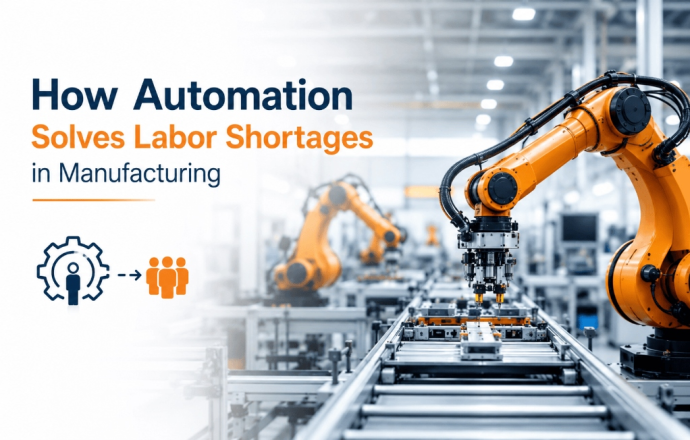 How Automation Solves Labor Shortages in Manufacturing