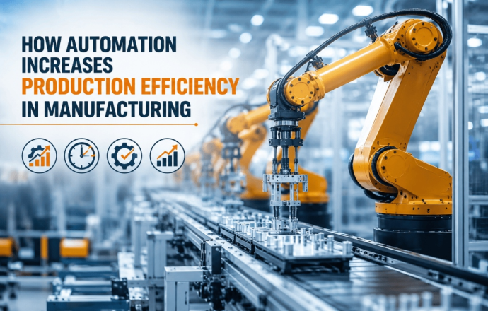 How Automation Increases Production Efficiency in Manufacturing