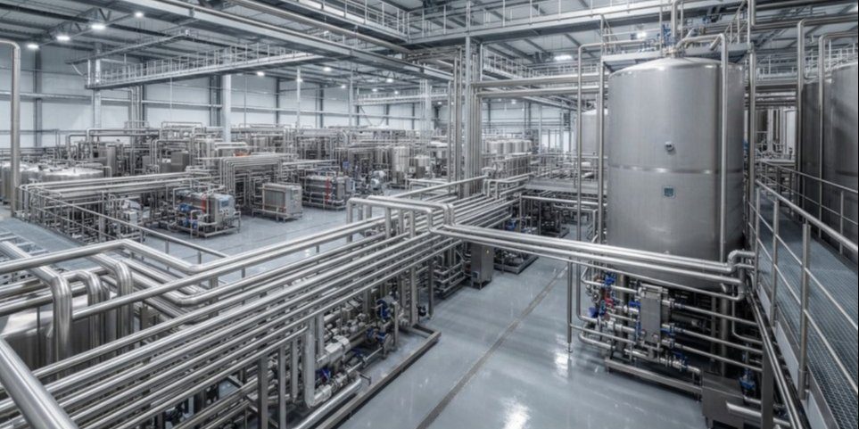 Milk Processing Plant and Machine