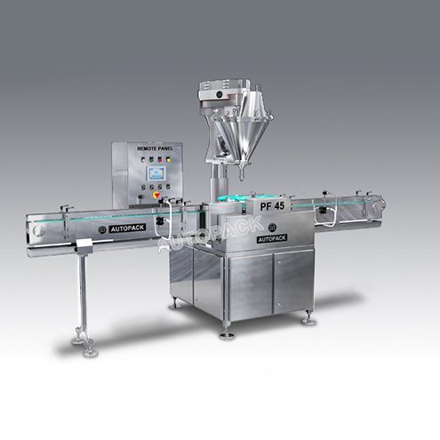 Automatic Linear Powder Filling Machine (PF-45 Single Head & PF-90 Twin Head)