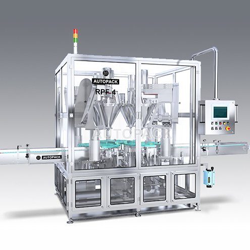 Automatic Rotary Powder Filling Machine (RPF-4 Four Head & RPF-6 Six Head)
