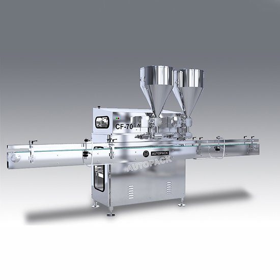 Automatic Twin Head Cream Filling Machine (CF-70 Twin Nozzle & Four Nozzle)